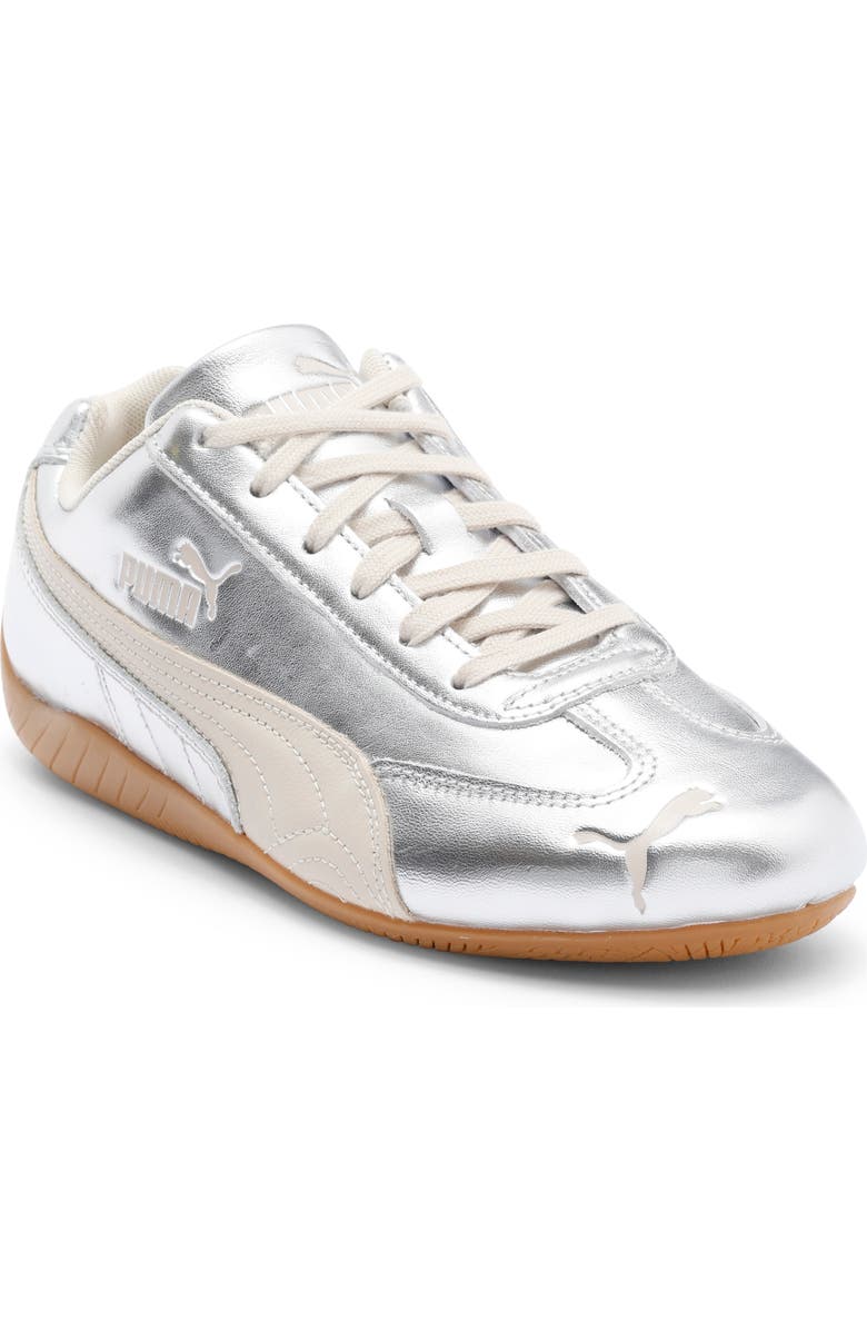 PUMA Speedcat Metallic Sneaker, Main, color, Alpine Snow/ Gum