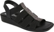 NINETY UNION Elastic Straps Low Wedge Sandal