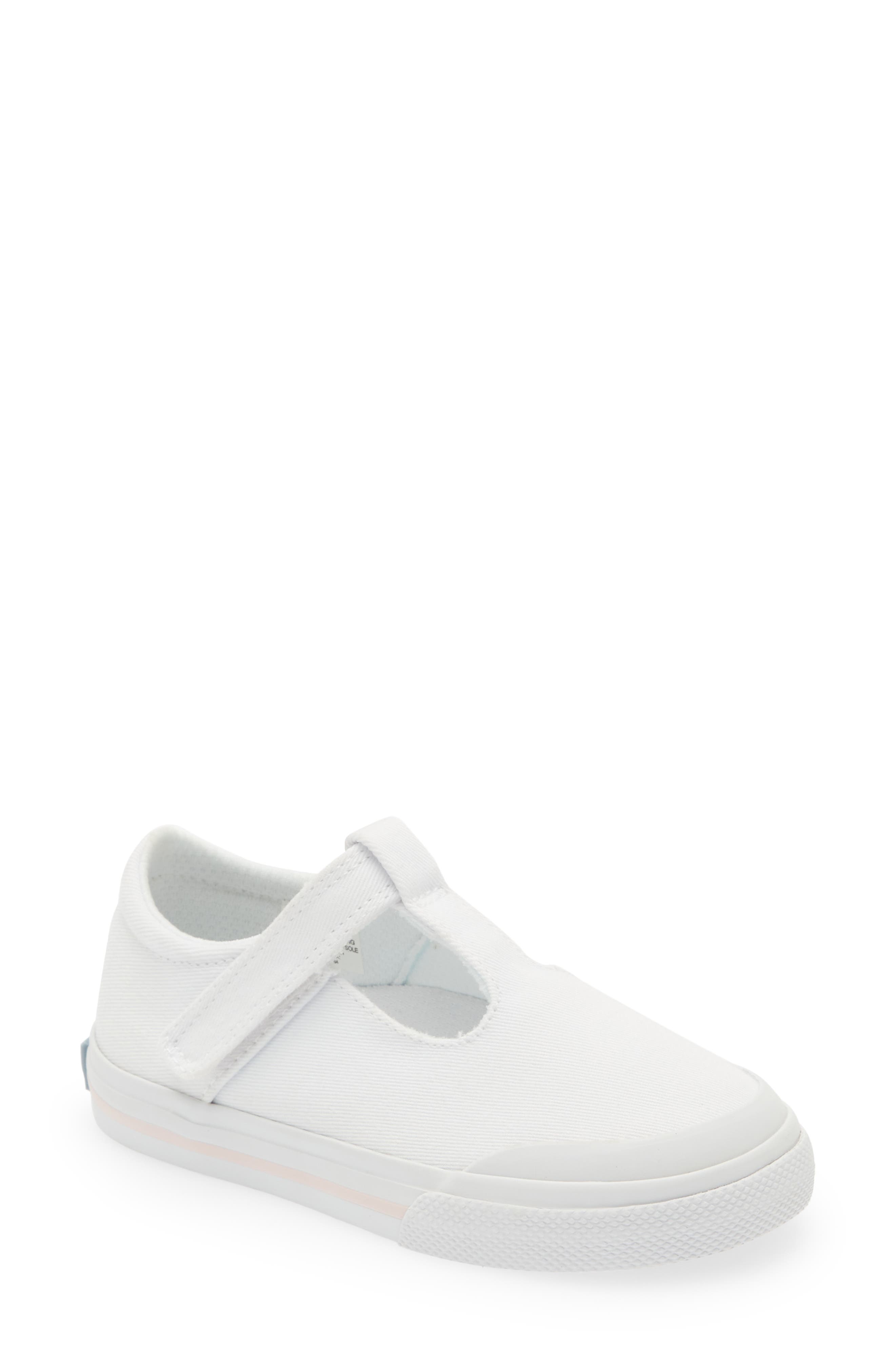 Footmates Drew Mary Jane Sneaker, Main, color, White