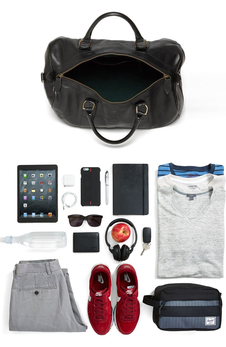 Polo Ralph Lauren Leather Gym Bag, Alternate, color,