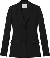 Lafayette 148 New York Single Breasted Three Button Blazer