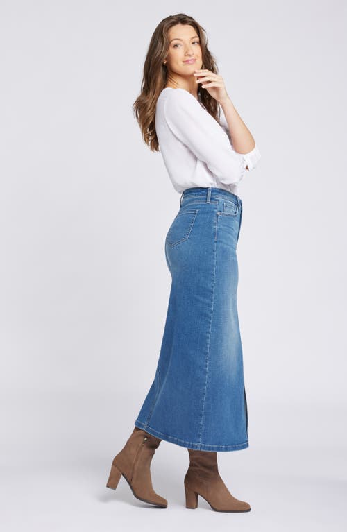 Nydj A-line Denim Maxi Skirt In Fairmont