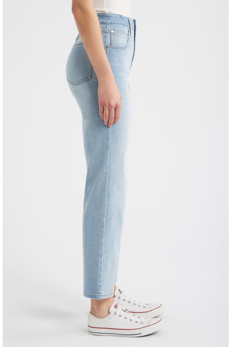 High Waist Straight Leg Jeans, Alternate, color, NOEL