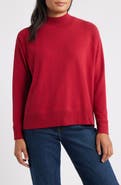 Eileen Fisher Mock Neck Long Sleeve Top