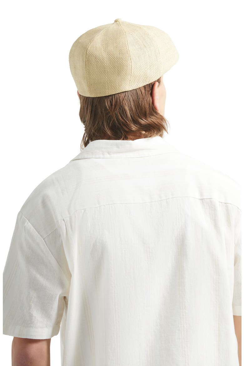 Brood Driving Cap, Alternate, color, DARK TAN STRAW