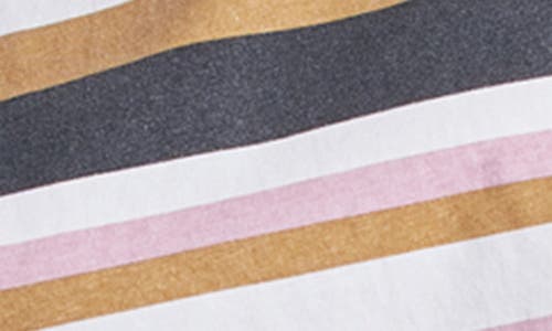 Unionbay Lewiston Nila Stripe Crop Cotton Jersey T-shirt In Multi