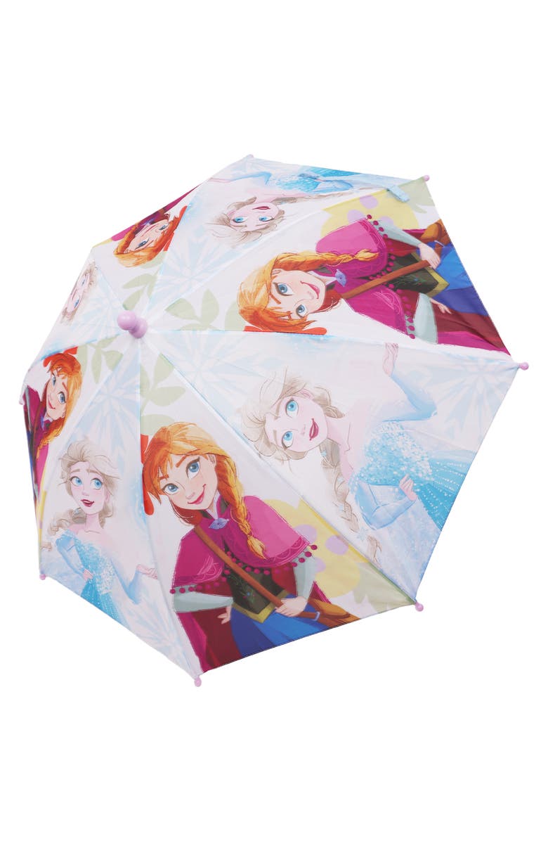 Disney Frozen Elsa and Anna Kids Umbrella, Alternate, color, Multi