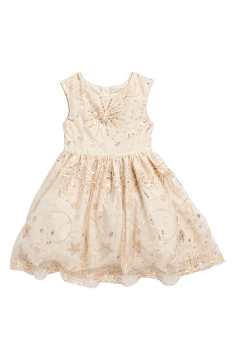 Kids' Sequin Starburst Party Dress
