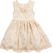Pippa & Julie Kids' Sequin Starburst Party Dress