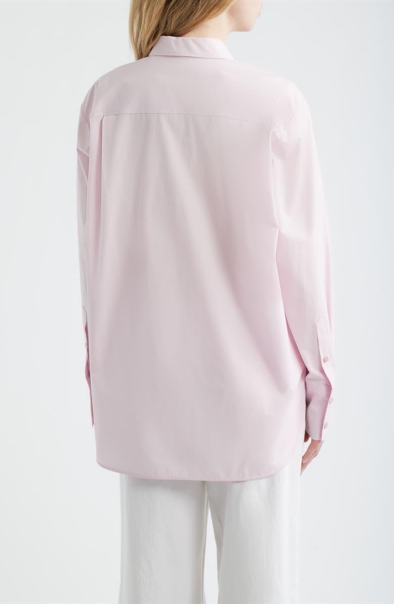 FRAME The Boy Linen Button-Up Shirt, Alternate, color, Bubble Gum