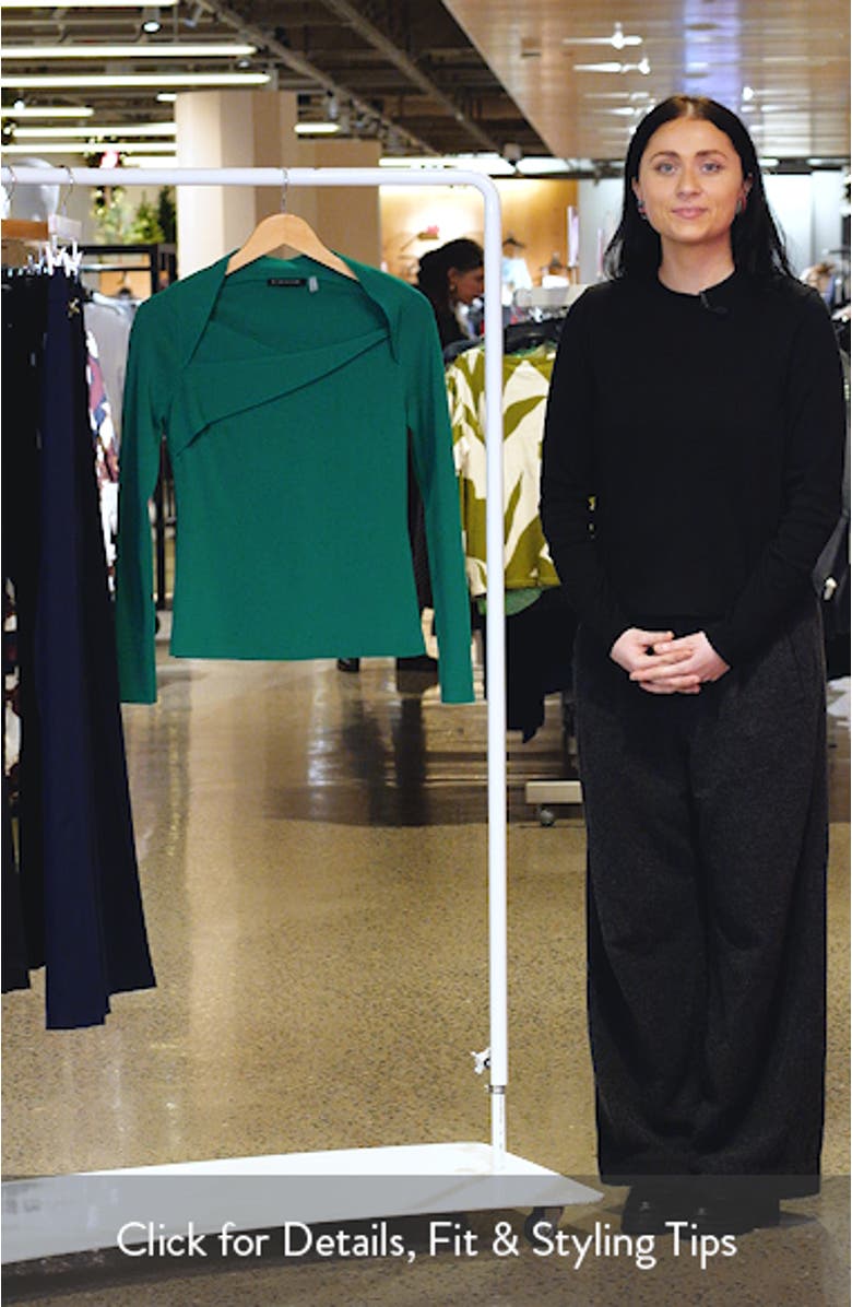 Sunny Queen Anne Neck Top, sales video thumbnail