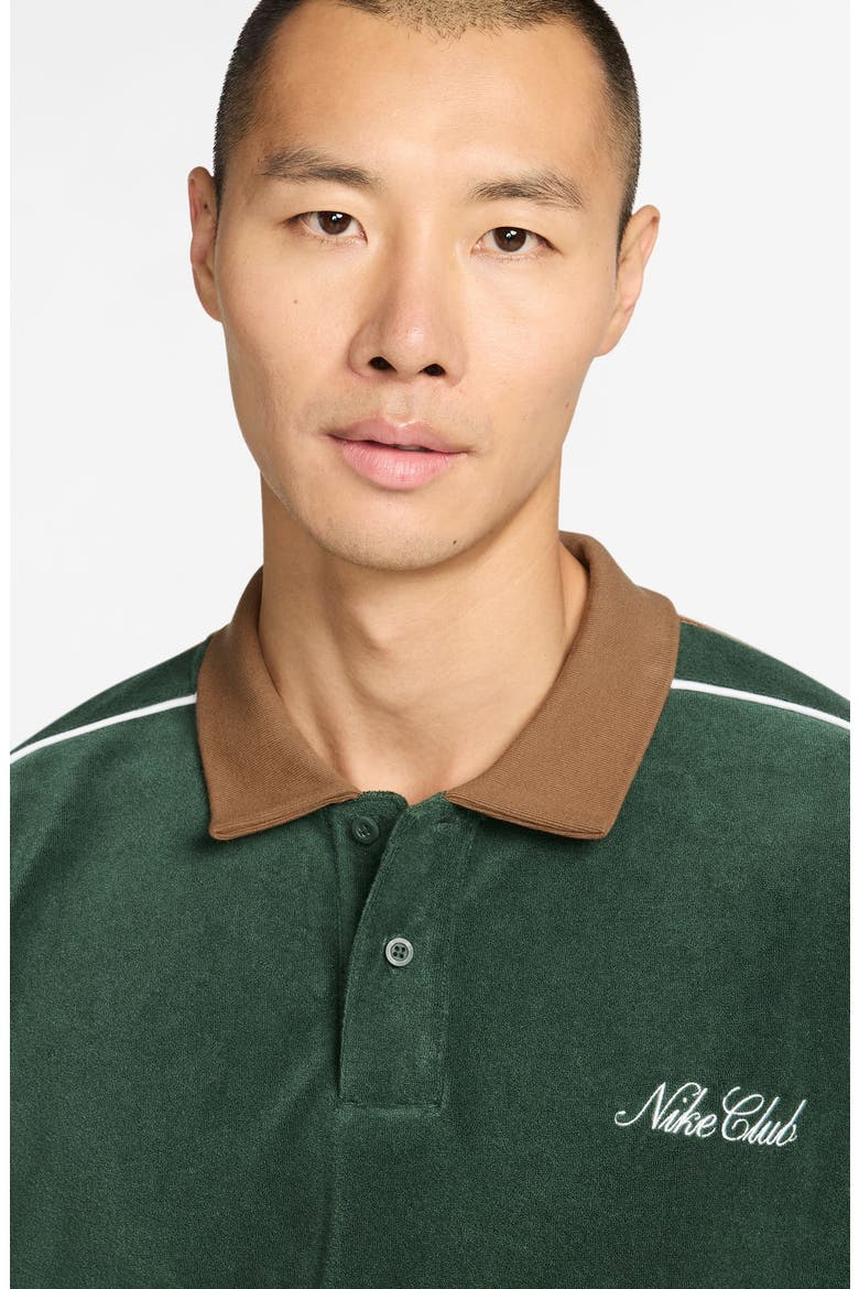 Sportswear Club Polo, Alternate, color, FIR/ ALE BROWN/ WHITE