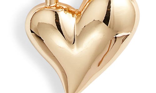 Jenny Bird Triple Padlock Heart Pendant Chain Necklace In High Polish Gold