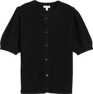 Nordstrom Puff Sleeve Wool Blend Cardigan