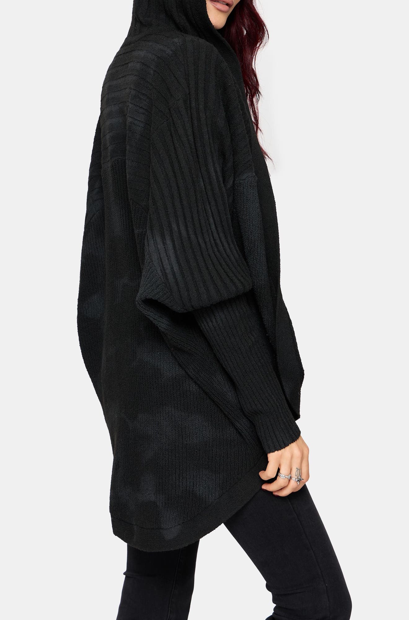 Disturbia Morpho Cocoon Hooded Cardigan (Women) | Nordstrom