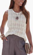 LASCANA Crochet Sleeveless Top
