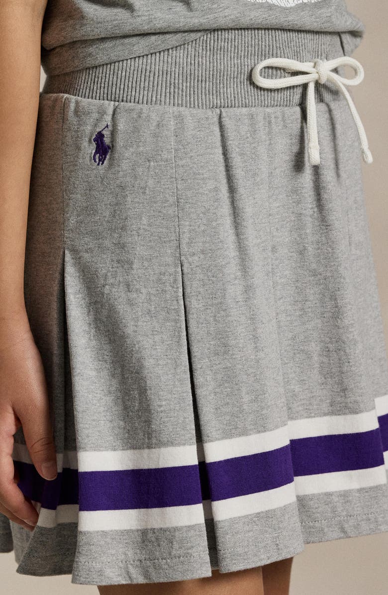 Polo Ralph Lauren Kids' Pleated Tennis Skirt, Alternate, color, Andover Heather / Purple