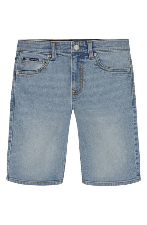 Kids' Denim Shorts (Blue Haven) (Big Kid)