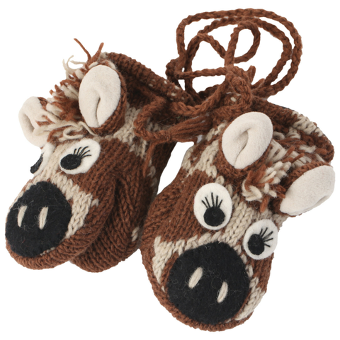 Giraffe Mittens