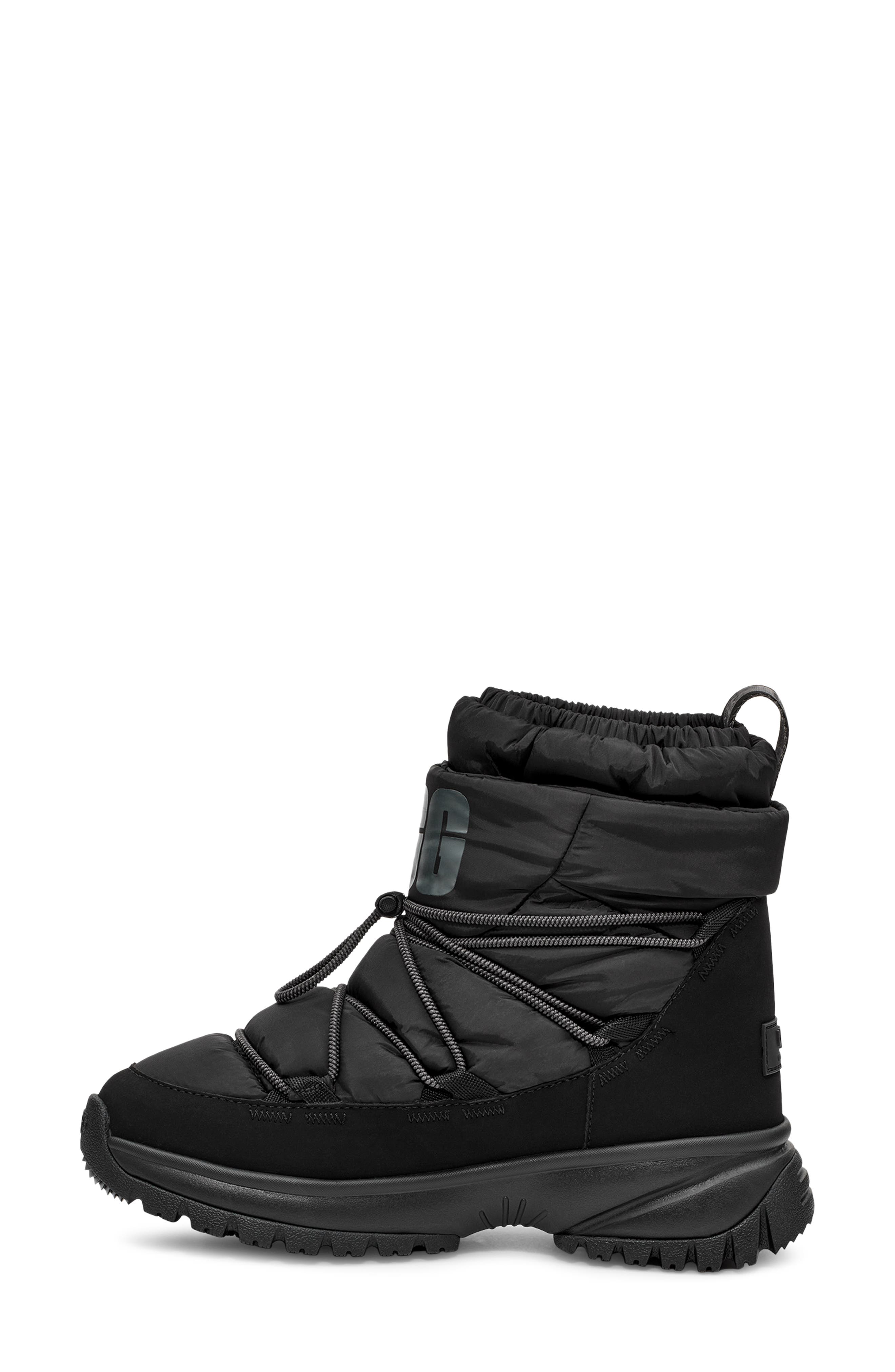 UGG<sup>®</sup> Yose Genuine Shearling Lined Mid Puffer Boot, Alternate, color, 