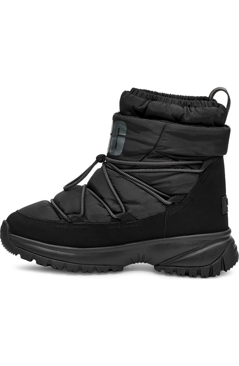 UGG<sup>®</sup> Yose Genuine Shearling Lined Mid Puffer Boot, Alternate, color,