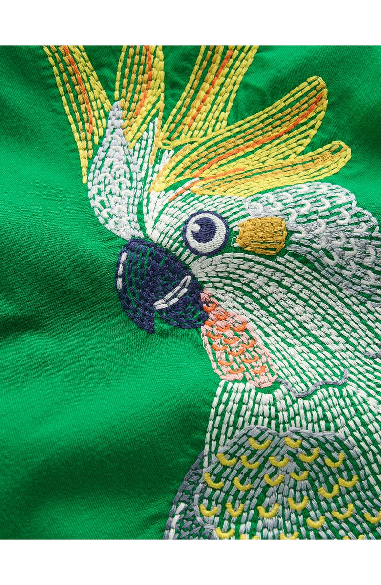 Mini Boden Kids' Superstitch Cockatoo Cotton T-Shirt, Alternate, color, 