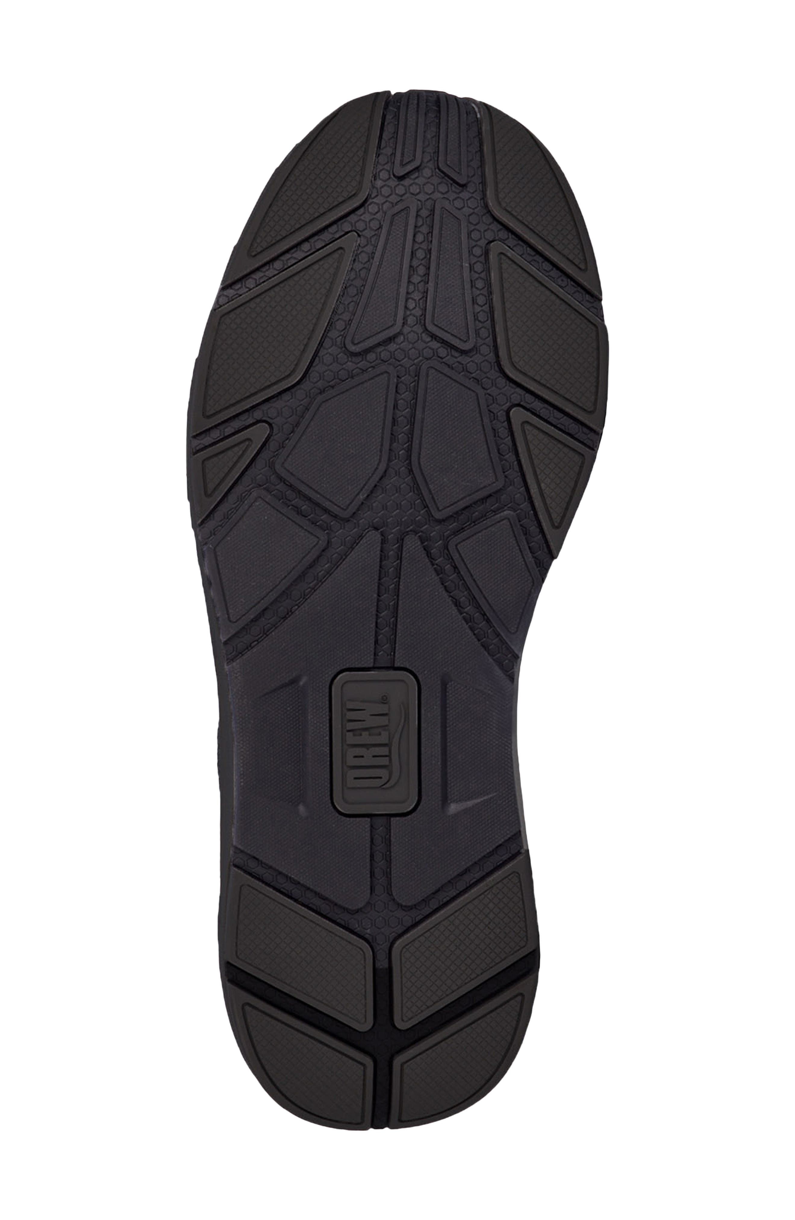Maker Leather Sneaker, Alternate, color, BLACK PEBBLED LEATHER