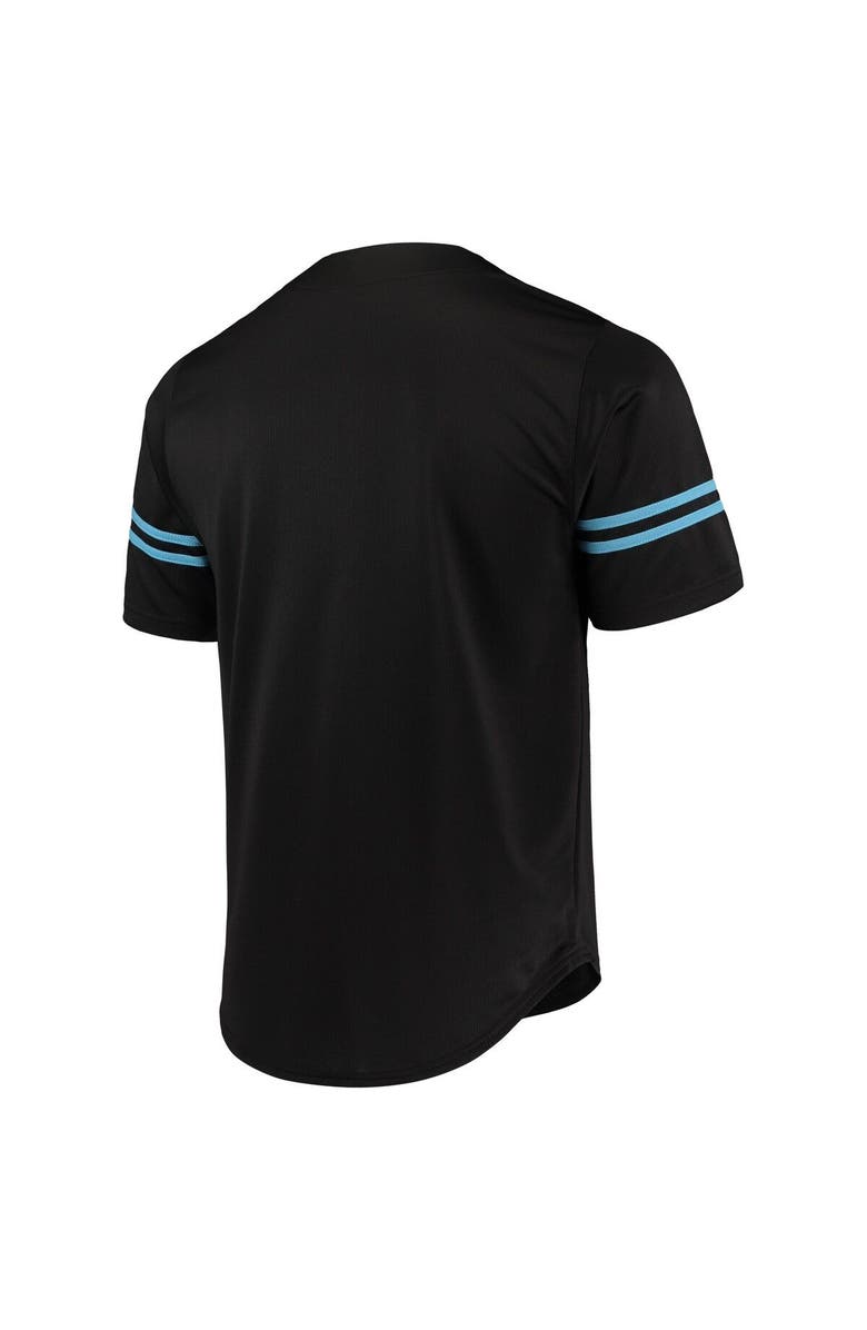 STITCHES Men's Stitches Black Homestead Grays Button-Down Jersey, Alternate, color, Black