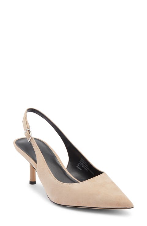Liza Slingback Pointed Toe Pump (Women)