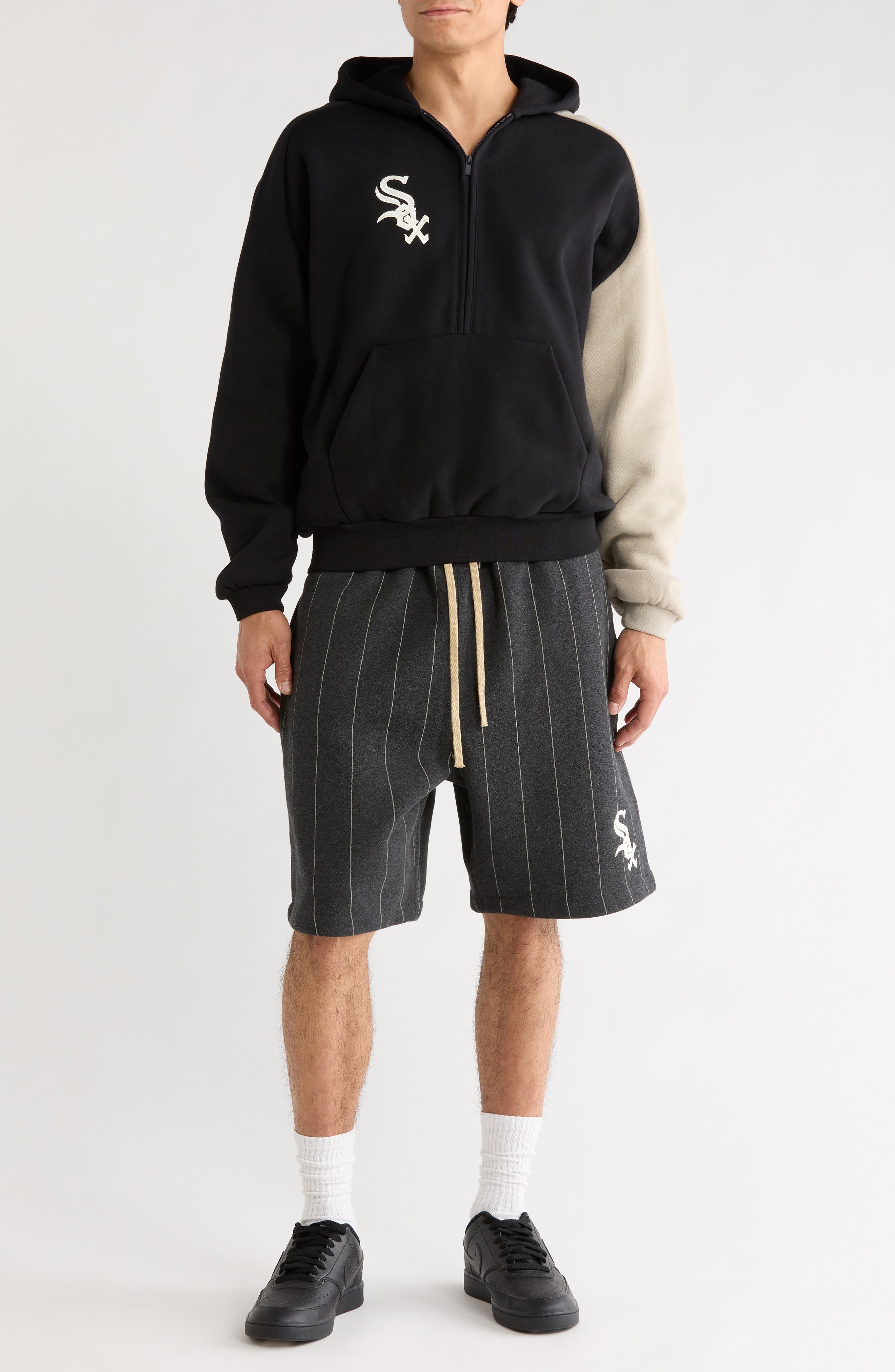 BASEBALL SHIRT SWEAT SHORTS セットアップ x MLB White Sox '90s Drawstring Cotton Blend Sweat Shorts (Men