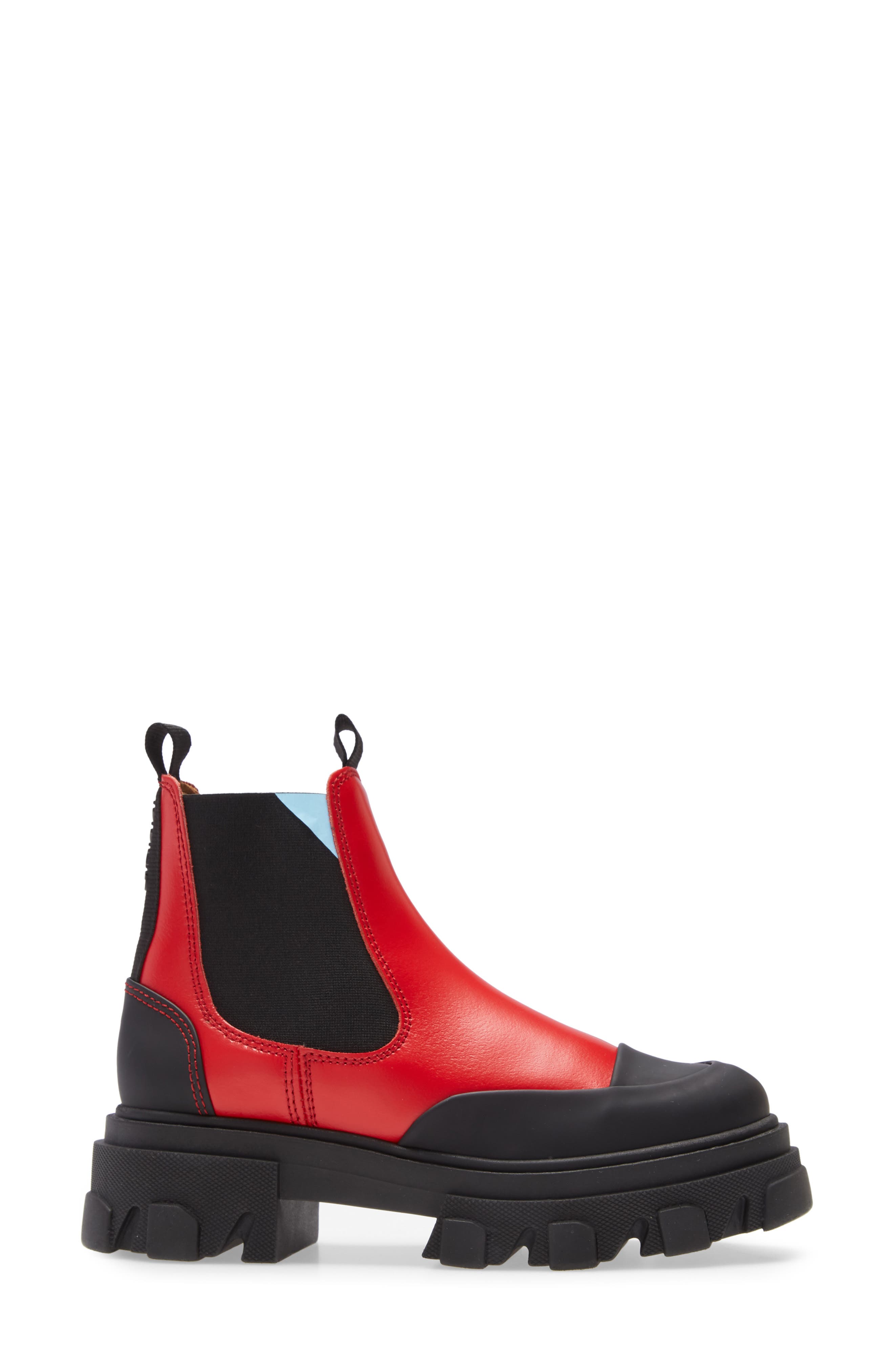 Calf Leather Low Chelsea Boot, Alternate, color, LOLLIPOP