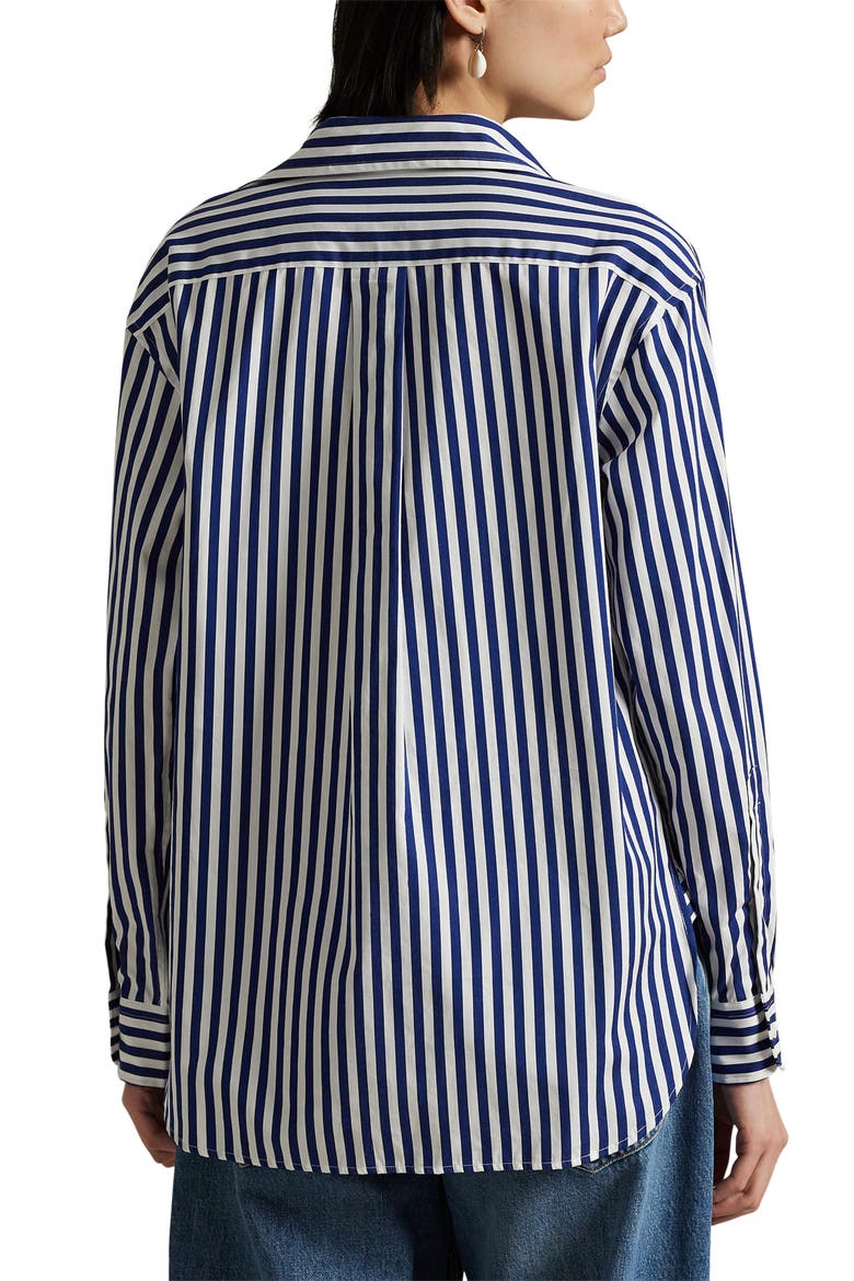 トップス everyone relax-fit button-down stripe L Stripe Relaxed Fit Cotton Button-Up Shirt (Women) | Nordstrom