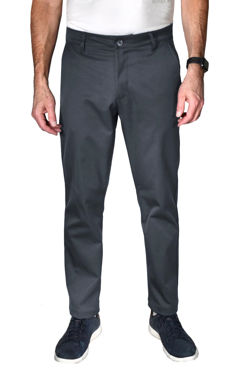 Performance Twill Chino Pants, Main, color, GREY
