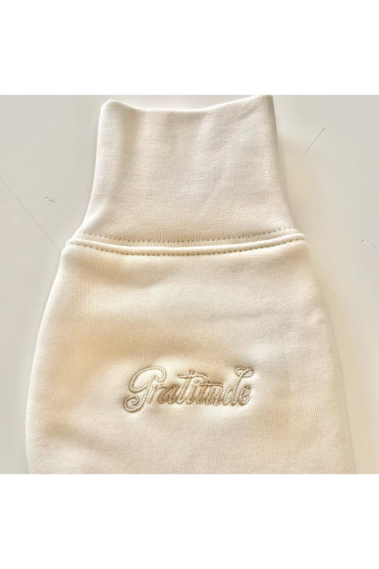 Love/Gratitude Sweatshirt + Manifestation Kit, Alternate, color, Ecru/Cream