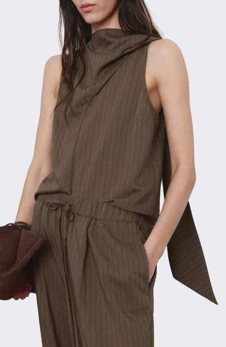 Tatu Sleeveless Cowl Neck Top