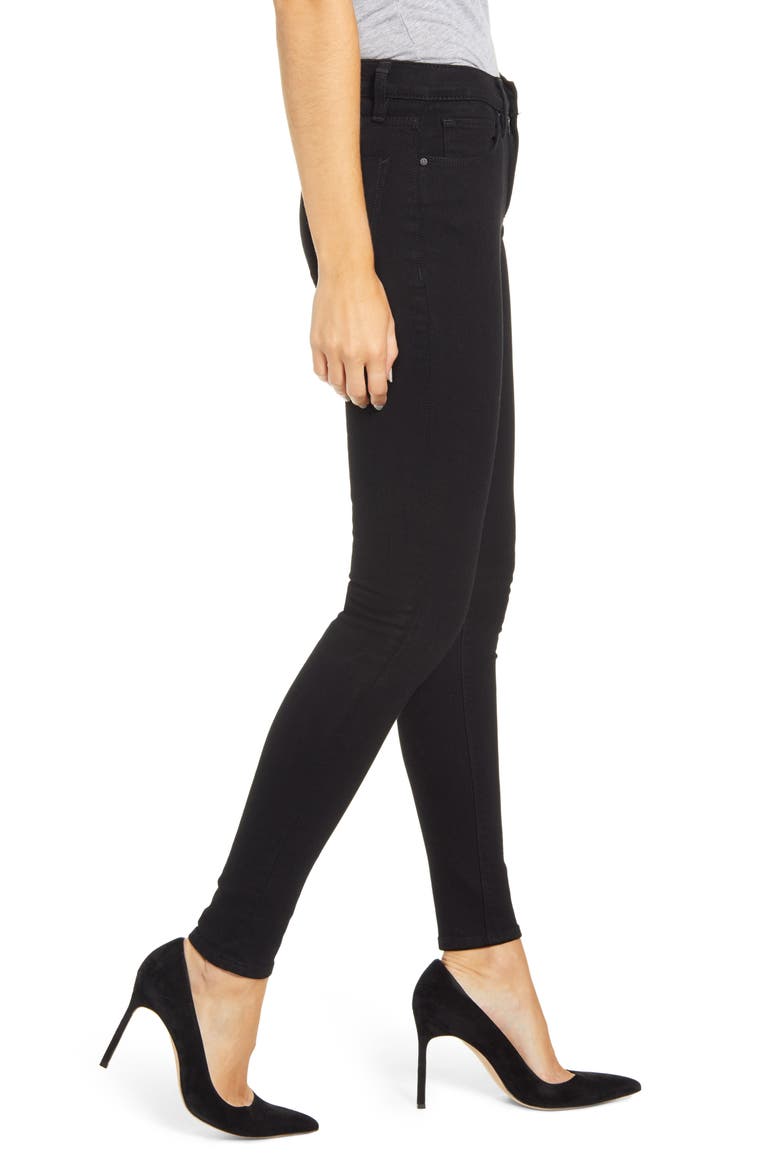 Nico Mid-Rise Super Skinny, Alternate, color, BLACK