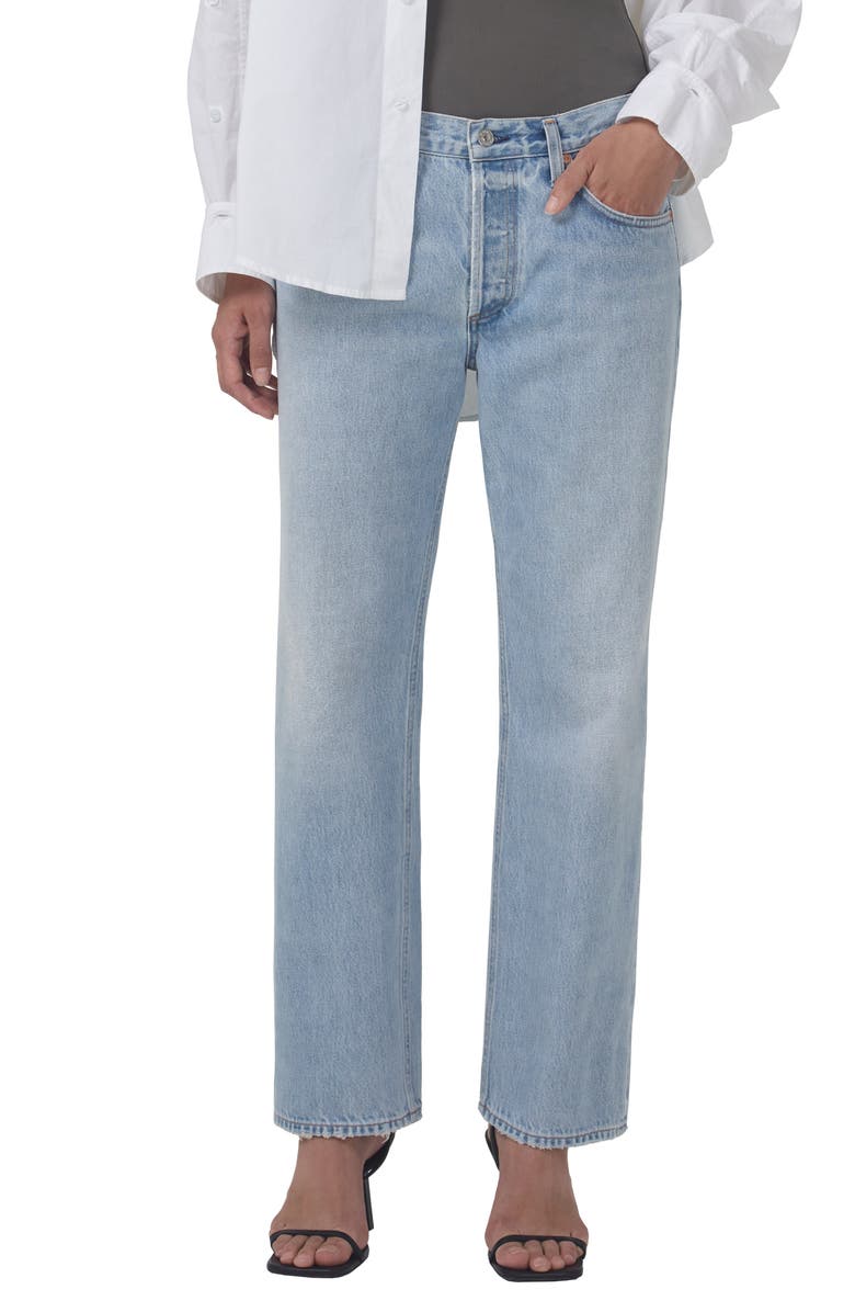 Citizens of Humanity Neve Relaxed Straight Leg Organic Cotton Jeans, Main, color, 
