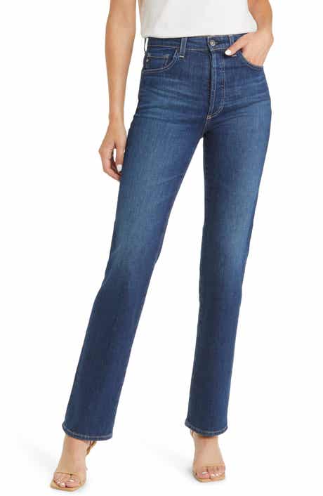 AG Alexxis High Waist Straight Leg Jeans