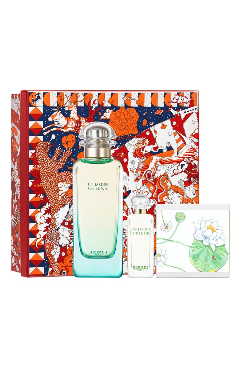 Hermès Un Jardin sur le Nil - Eau de toilette gift set, Main, color, 