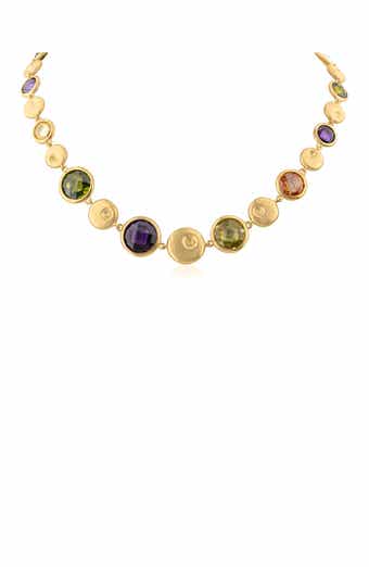 JARDIN Multi Cubic Zirconia Collar Necklace