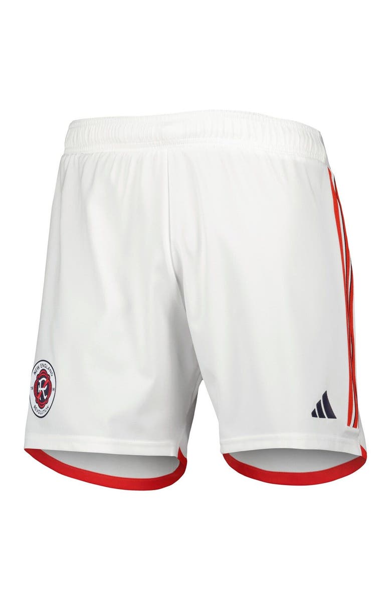 adidas Men's adidas White New England Revolution 2023 Away AEROREADY Authentic Shorts, Alternate, color, White