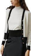 Lilysilk Women's Gemini Cashmere Cardigan with Contrasting Hem
