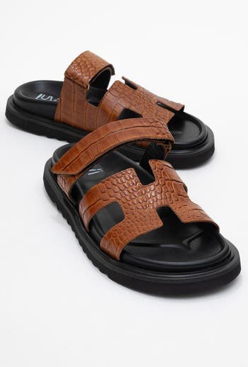 Loana Leather Slide Sandal