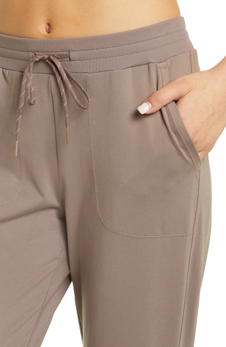 Zella Live In Pocket Joggers, Alternate, color, Tan Dusk