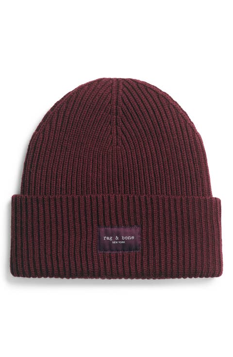 visvim KNIT BEANIE BURGUNDY ビーニー バーガンディ KNIT CAP N.D. | Visvim Official North American Web Store