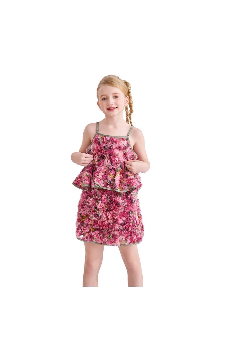 Zinnia Skirt Set, Alternate, color, Pink