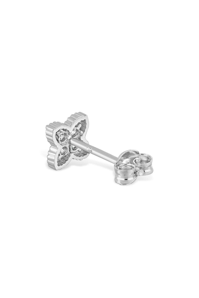 Icon 18k Gold Diamond Stud Earrings, Alternate, color, 18KW