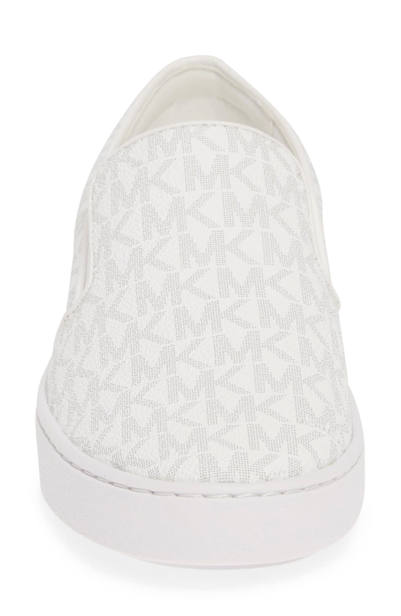 Keaton Slip-On Sneaker, Alternate, color, BRIGHT WHITE FABRIC