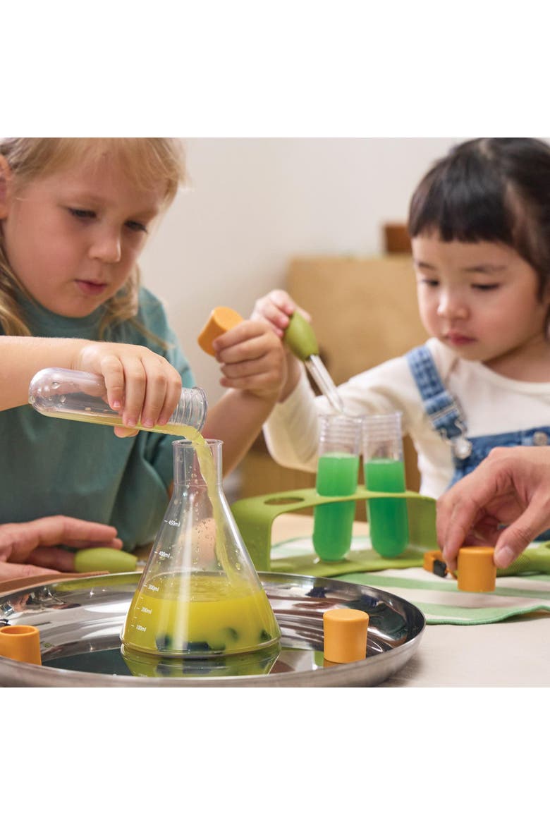 Kids' Science Flask - Set of 3, Alternate, color, Clear