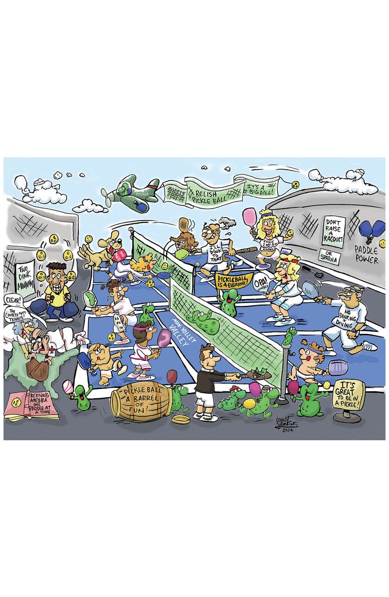Sunsout Pickleball Play 1000 piece Jigsaw Puzzle for Adults, Alternate, color, 